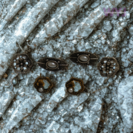 Moonlit Tribal Set of Studs