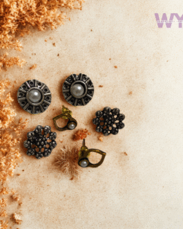 Crystal Cascade Floral Stud Earrings