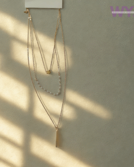 Layered Elegance Charm Necklace