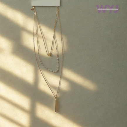Layered Elegance Charm Necklace