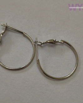 Classic Silver Hoop Earrings