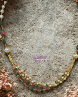 Traditional 4-in-1 Multistrand Pearl & Bead Necklace