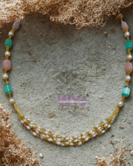 Multistrand 5-in-1 Pearl & Pastel Bead Necklace