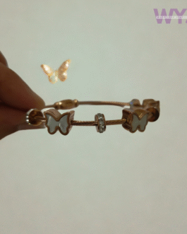 Golden Butterfly Charm Bracelet