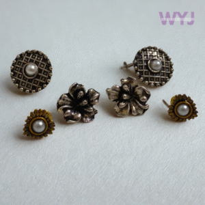 Combo Set of 3 with Pearl Earings