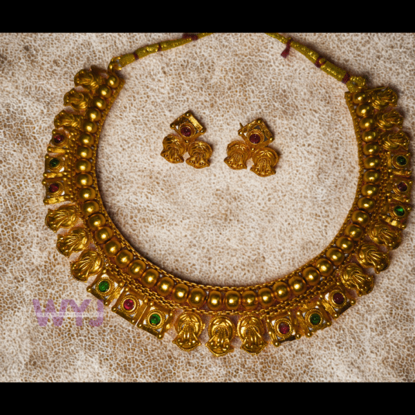 Necklace with Earring Antique Temple | WYJ