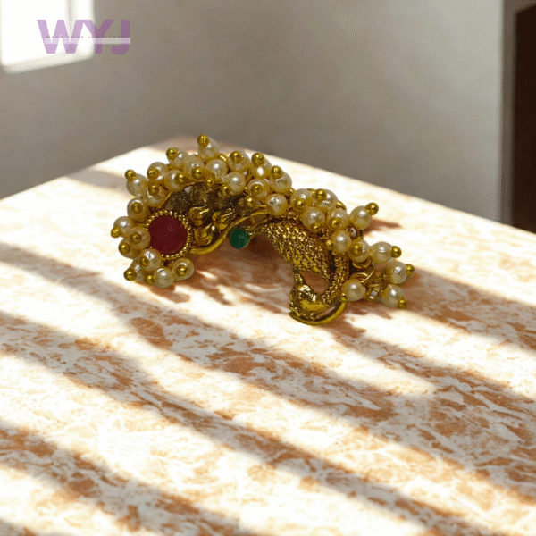Maharashtrian Nath Traditional Pearl Peacock