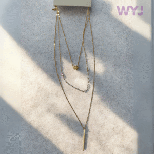 ChainTriple-Layer Gold Charm