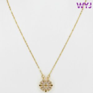 Cubic Zirconia Star Pendant Necklace on Silver Cable Chain | Dainty Celestial Charm